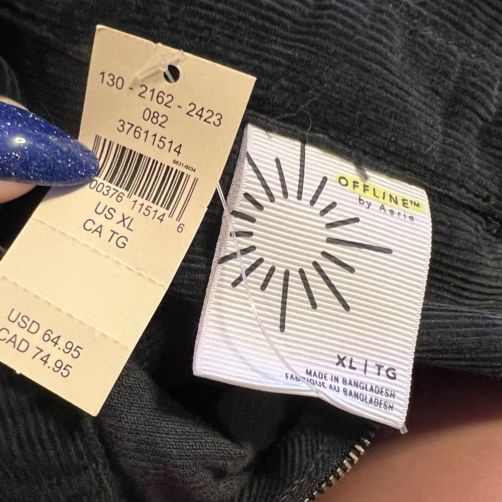 OFFLINE by Aerie Corduroy Quarter Zip Shacket - Picture 4 of 5